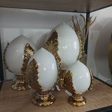 Pumo ceramica foglia oro