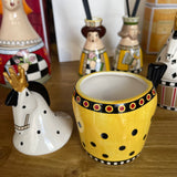 Contenitore Cavallo grande a pois