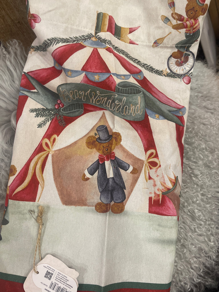 Grembiule linea circus nuvole di stoffa