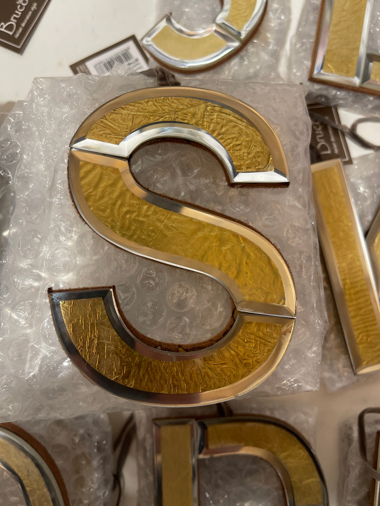 DECORAZIONE LETTERA ALFABETO MIRROR CM11X11