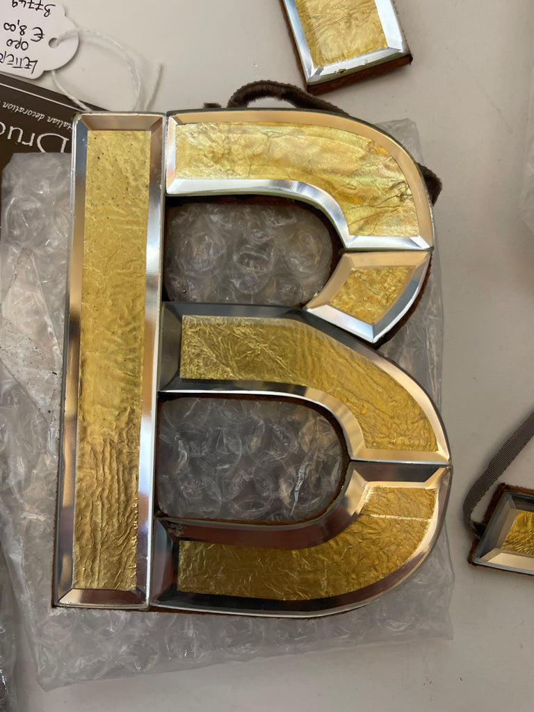 DECORAZIONE LETTERA ALFABETO MIRROR CM11X11