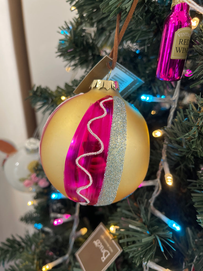 DECORAZIONE SFERA VETRO DELICIOUS D8 ASSORTITO NEI COLORI