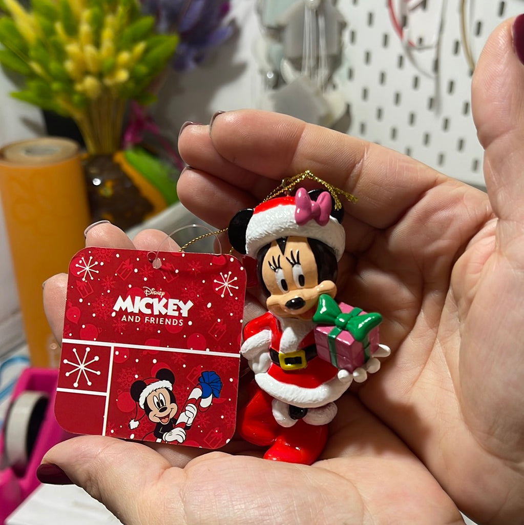 Disney Minnie e Topolino da appendere in resina 4 versioni