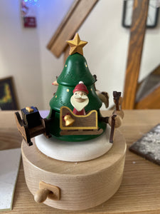 Carillon con babbo Natale WOODERFUL LIFE