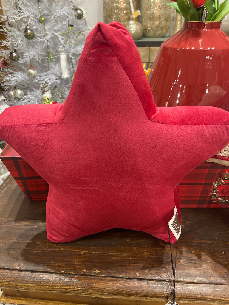 Cuscino scamosciato con pietre e paillettes