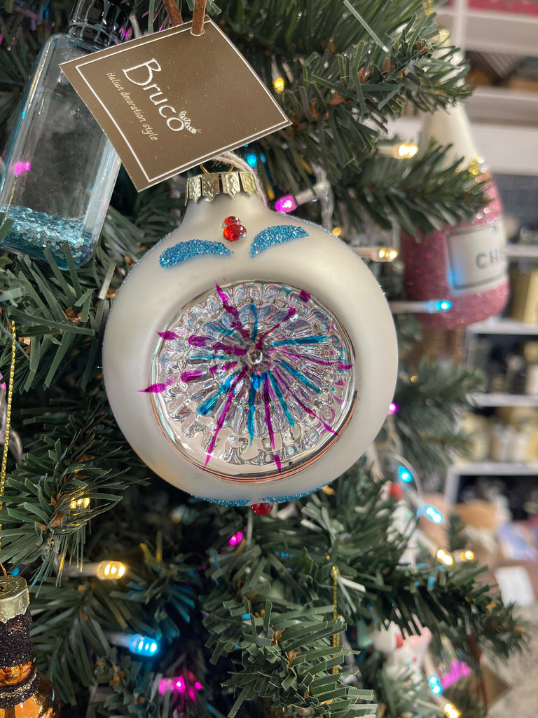 DECORAZIONE SFERA VETRO DELICIOUS D8 ASSORTITO NEI COLORI