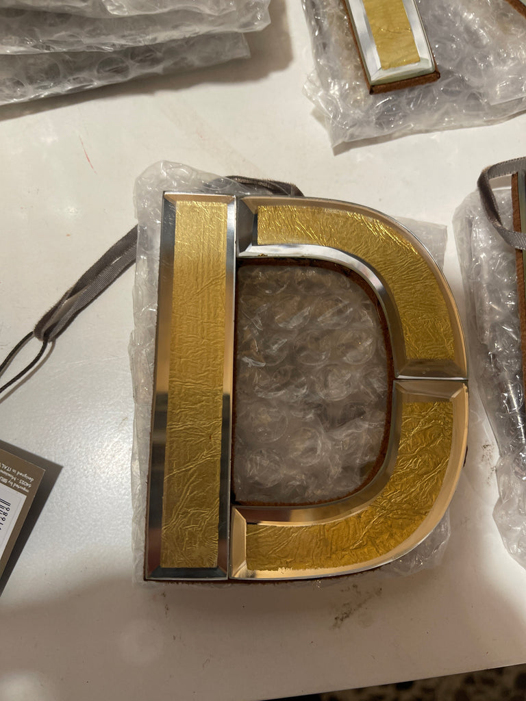 DECORAZIONE LETTERA ALFABETO MIRROR CM11X11