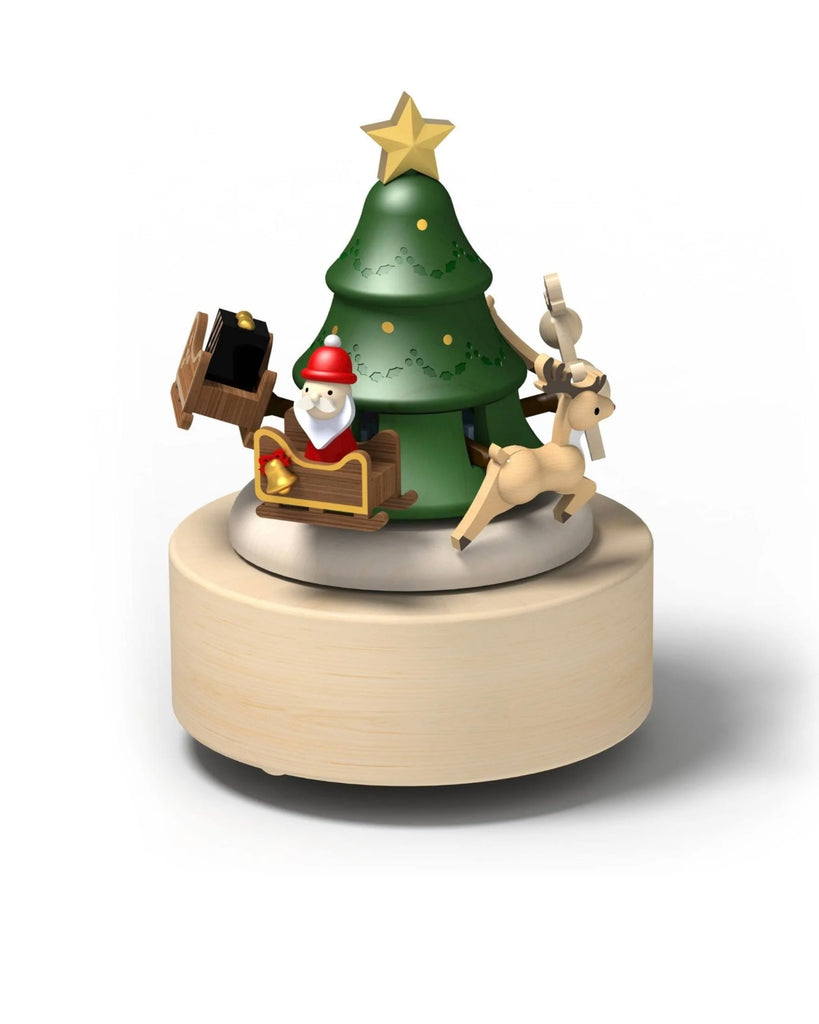 Carillon con babbo Natale WOODERFUL LIFE