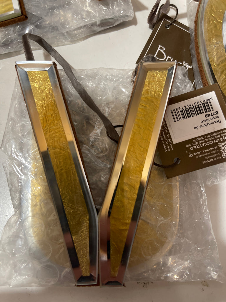 DECORAZIONE LETTERA ALFABETO MIRROR CM11X11