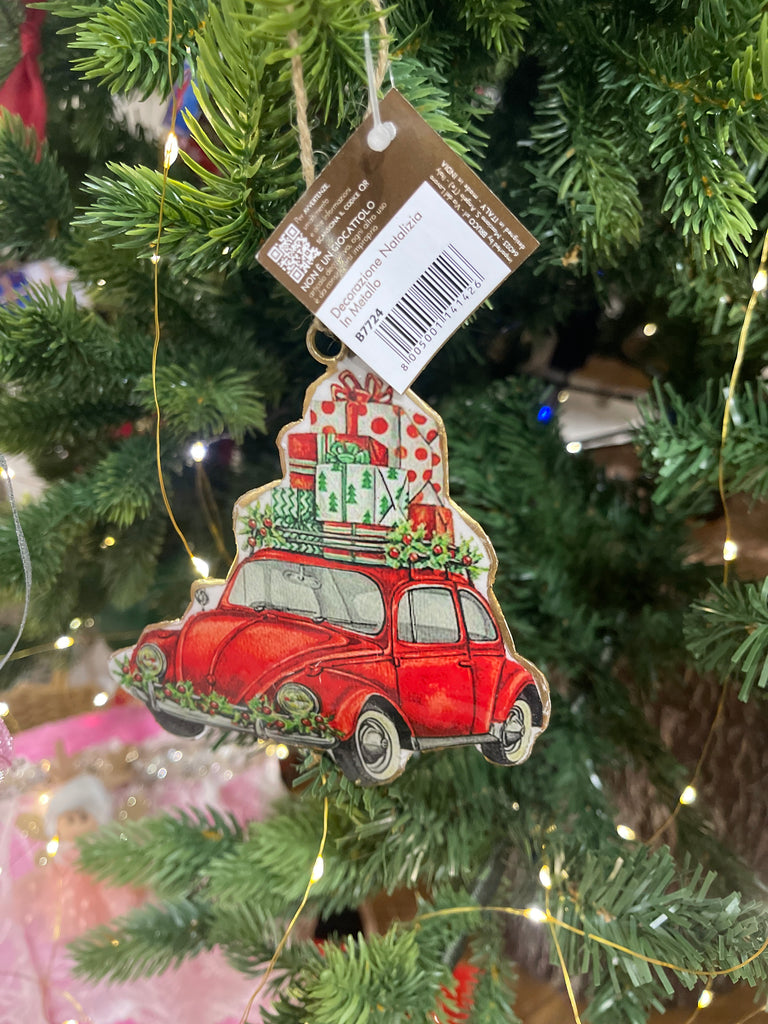 Decorazione natalizia in latta