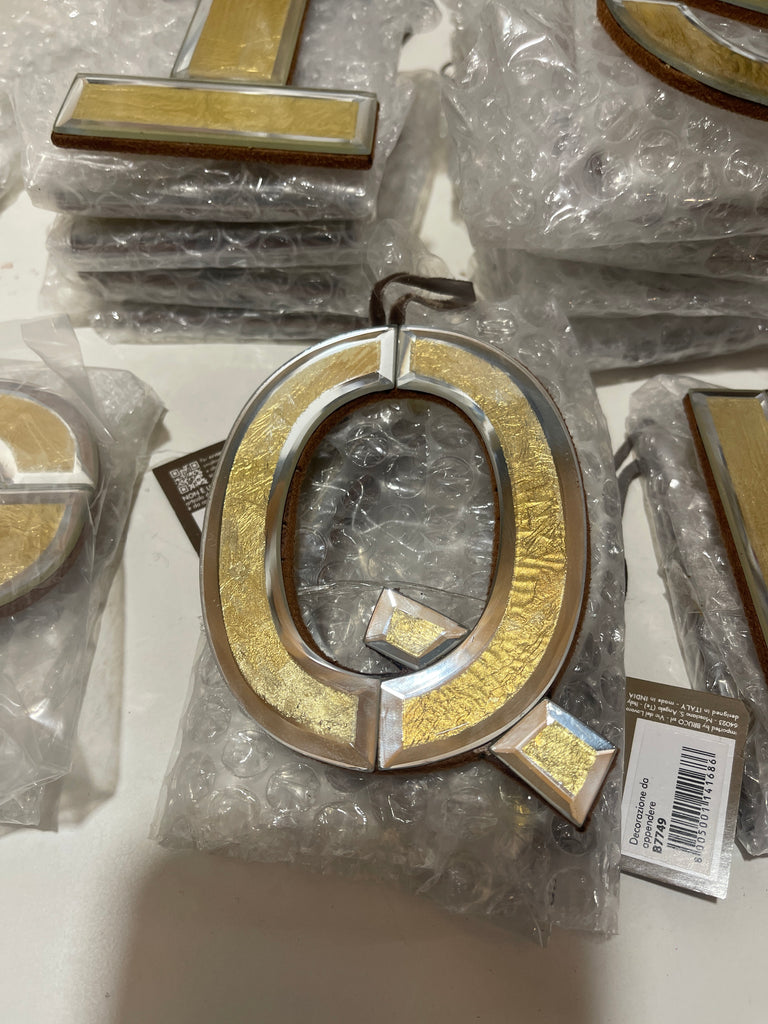 DECORAZIONE LETTERA ALFABETO MIRROR CM11X11