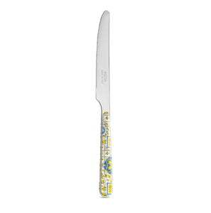 coltello tavola maiolica siciliana