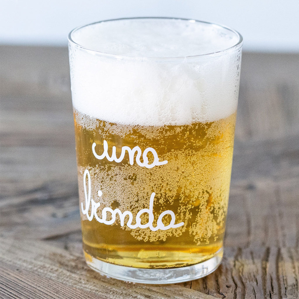 Bicchiere una bionda