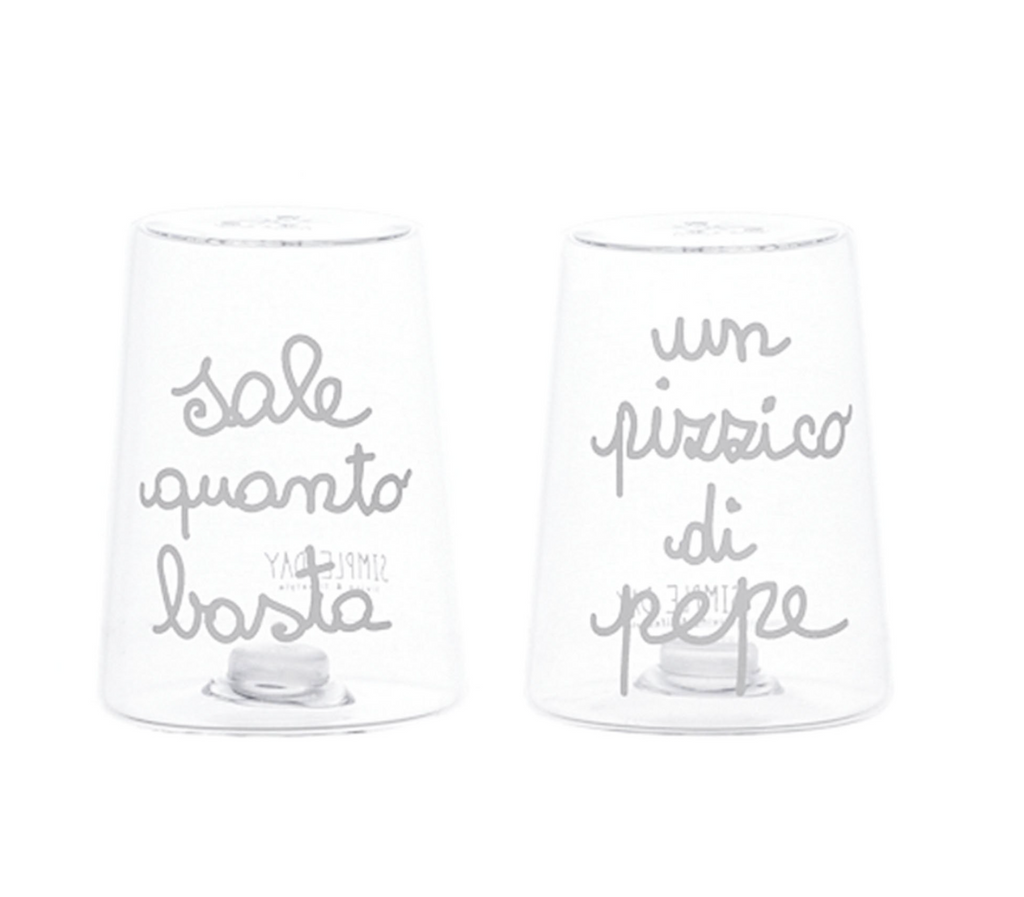 Set sale pepe in vetro sale qb - pizzico pepe