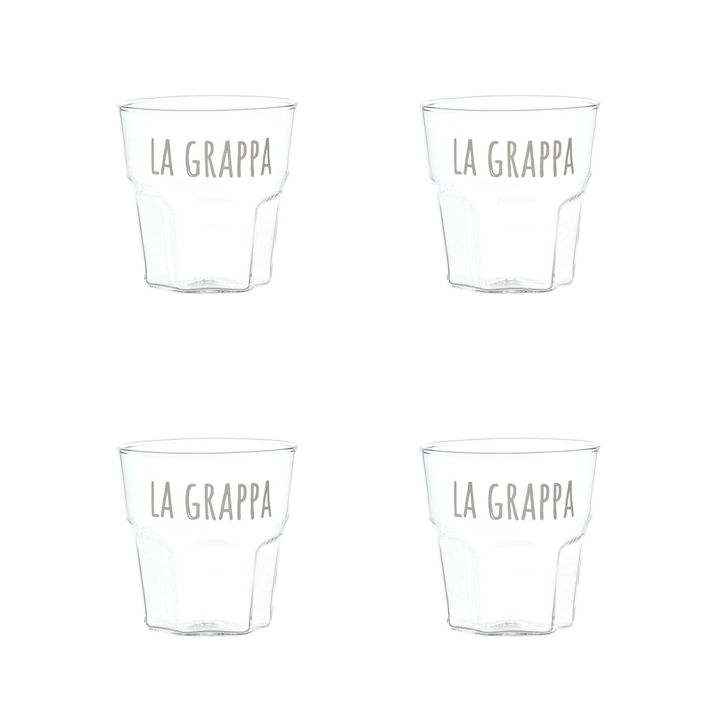Set 4 bicchieri La grappa