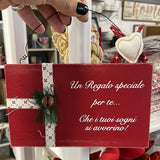 Natale Targhetta Legno