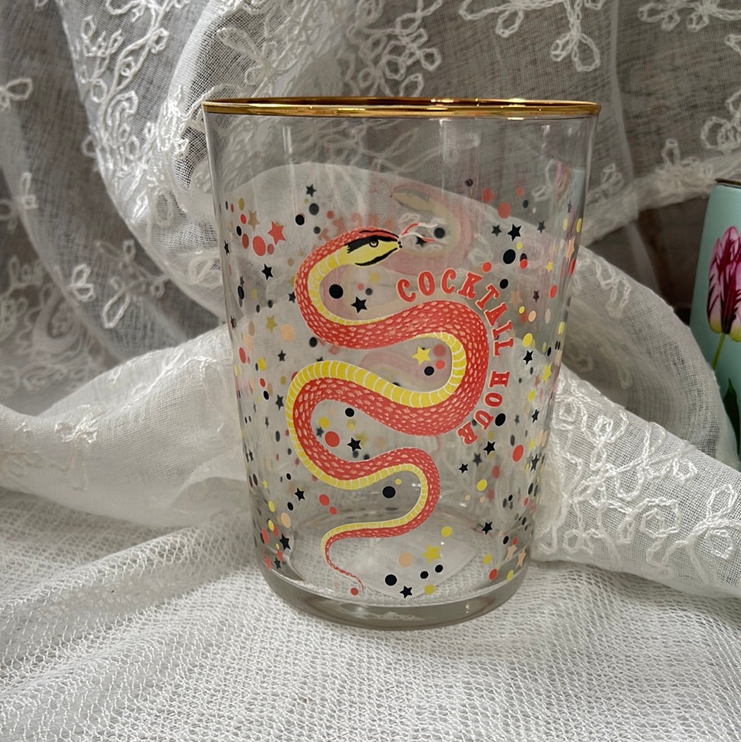 Bicchiere glass snake