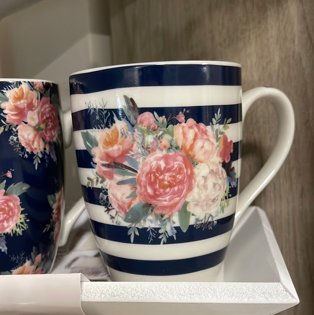 tazza di porcellana floreale