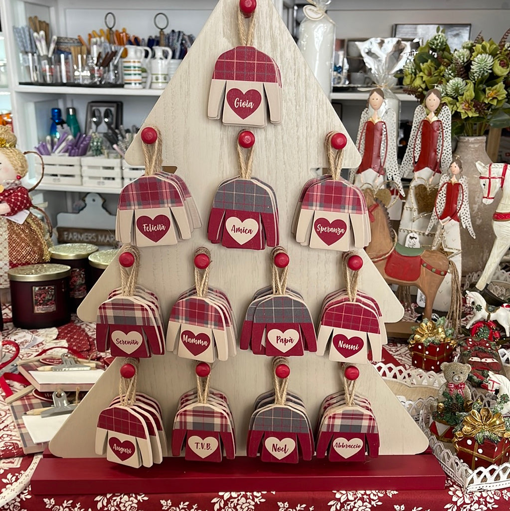 Natale Maglioncino Legno