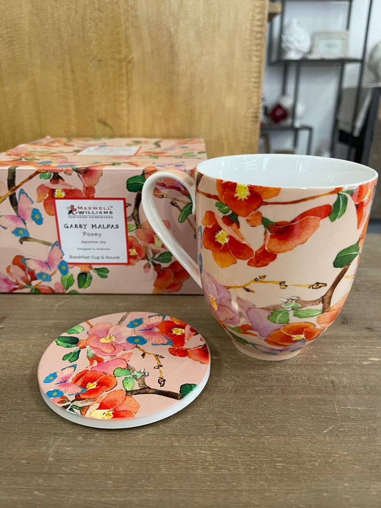 Posey Set Mug e sottobicchiere